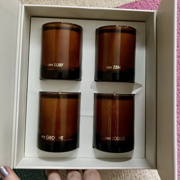 Free People 1809 Mini Candle Set Zen Surf Lodge Groove Clean Holliday Gift - Picture 1 of 3